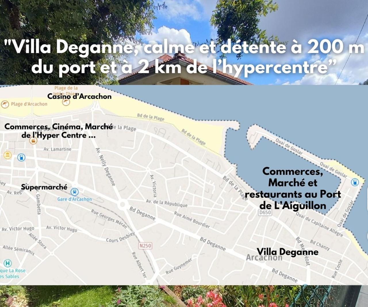 Charmant T2 Avec Exterieur Villa Deganne Arcachon Exterior foto